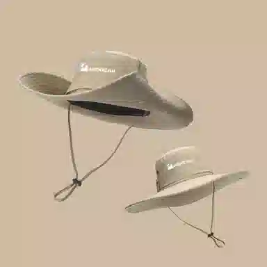 稻草人 户外钓鱼出游遮阳防晒 聚酯纤维 渔夫帽 男女同款情侣款