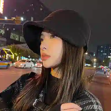 稻草人 韩版加绒简约百搭显脸小 潮流时尚 聚酯纤维 鸭舌帽 女款