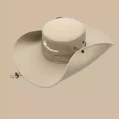 稻草人 户外钓鱼出游遮阳防晒 聚酯纤维 渔夫帽 男女同款情侣款