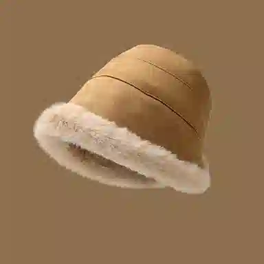 稻草人 毛绒绒保暖加厚 防风护耳 时尚百搭显脸小 聚酯纤维 渔夫帽 女款