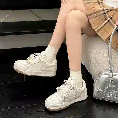 乐乐鱼 复古厚底休闲运动百搭潮流小众设计感 增高 低帮 板鞋 女