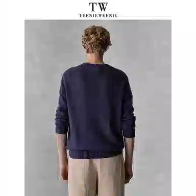 Teenie Weenie Men Bear Embroidered Sweater