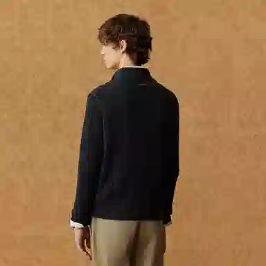 Teenie Weenie Men Half-Zip Knit Sweater