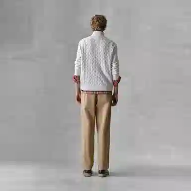 Teenie Weenie Men Half-Zip Knit Sweater