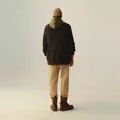 Teenie Weenie Men Loose Raglan Sweater