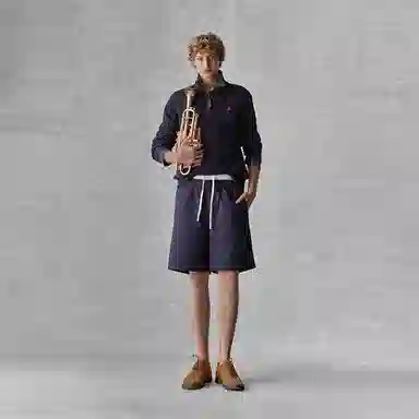 Teenie Weenie Men Half-Zip Knit Sweater