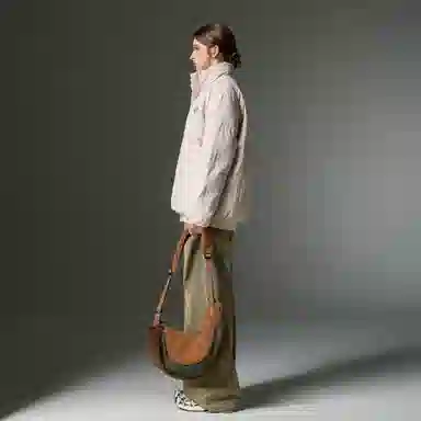 Teddy Collection Basic Letter Print Down Jacket