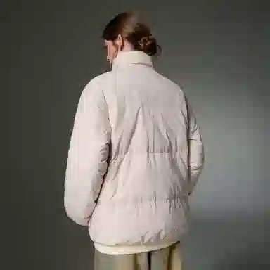 Teddy Collection Basic Letter Print Down Jacket