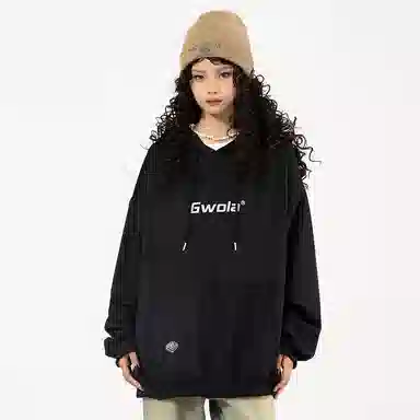 Gwola Logo Print Hoodie