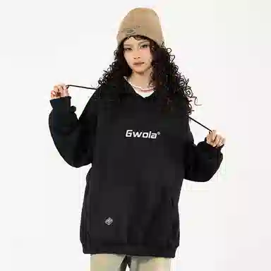 Gwola Logo Print Hoodie