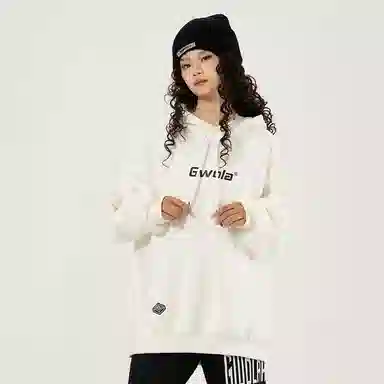 Gwola Logo Print Hoodie