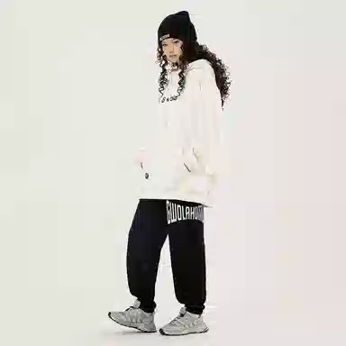 Gwola Logo Print Hoodie