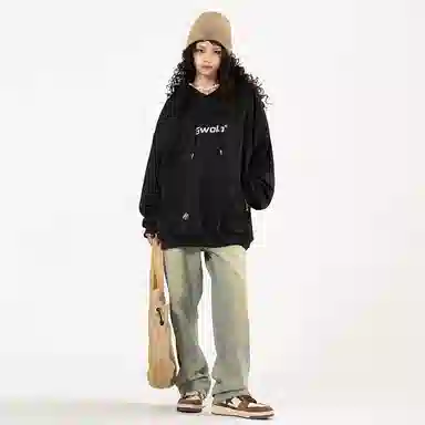 Gwola Logo Print Hoodie