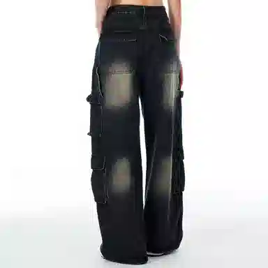 ER Cargo Jeans Black