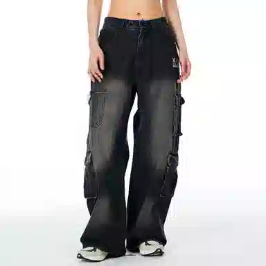 ER Cargo Jeans Black