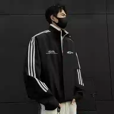 LISENPOK Racing Flag Logo Jacket