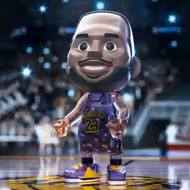 AcePlayer NBA MoneyBall LeBron James 2.0 Purple Jersey Version