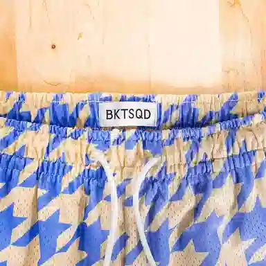 Bubble Trap Houndstooth Mesh Shorts