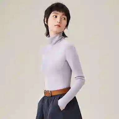 蕉下 高领保暖绒感针织衫 女款