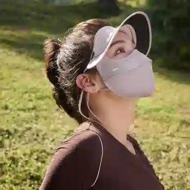 蕉下 帽檐款舒感特护防风保湿 口罩 女款