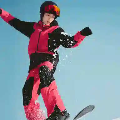 蕉下 宽松直筒专业防水纯色加绒保暖户外滑雪裤 男女同款