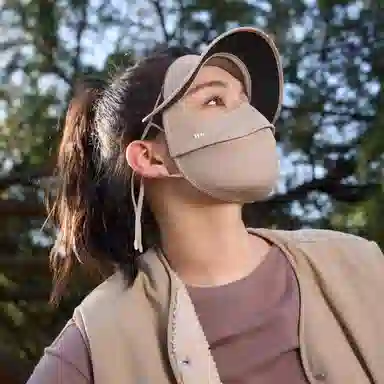蕉下 帽檐款舒感特护防风保湿 口罩 女款