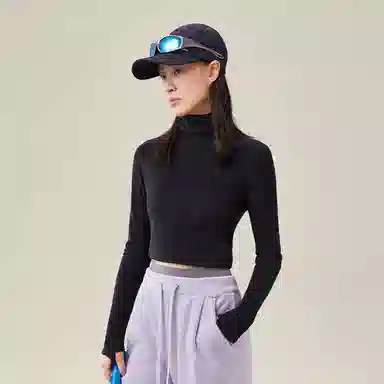 蕉下 高领保暖绒感针织衫 女款