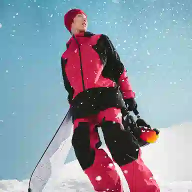 蕉下 宽松直筒专业防水纯色加绒保暖户外滑雪裤 男女同款