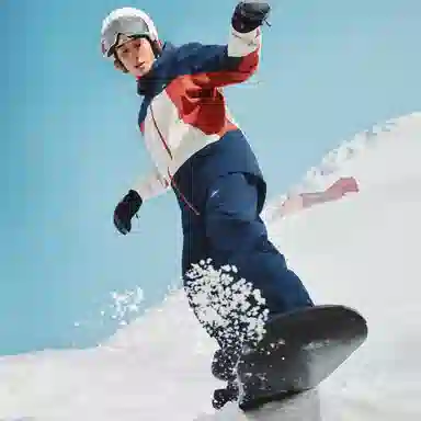 蕉下 宽松直筒专业防水纯色加绒保暖户外滑雪裤 男女同款