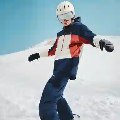 蕉下 宽松直筒专业防水纯色加绒保暖户外滑雪裤 男女同款