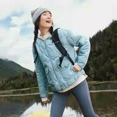 蕉下 宽松薄款纯色圆领简约舒适通勤夹克外套 女款