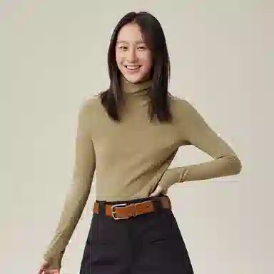 蕉下 高领保暖绒感针织衫 女款