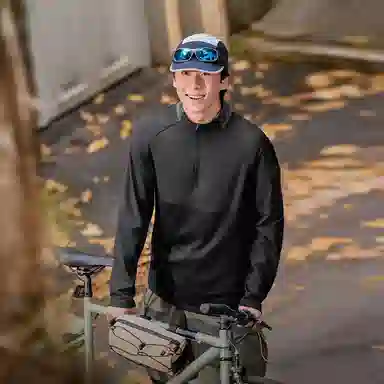 蕉下 半拉链防风保暖舒适长袖卫衣 男款