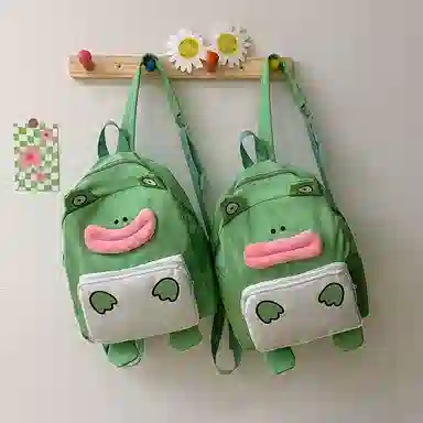wiersaam Cartoon Frog Backpack