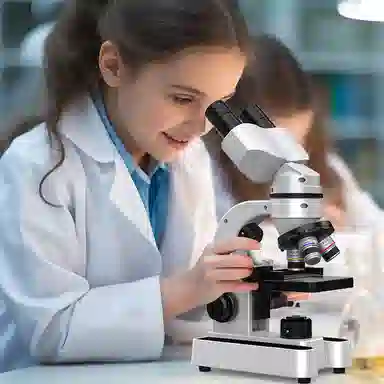 星珀乐 双目显微镜 初中生物科学实验套装 可看细菌 早教益智玩具