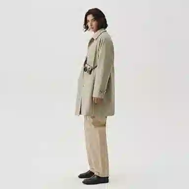 714STREET Balmacaan Wool Coat