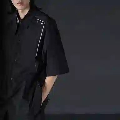 Phantom Layered Deconstructed Colorblock Shirt