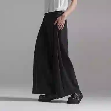 Huànxiàngzhě Wide-Leg Pants Black