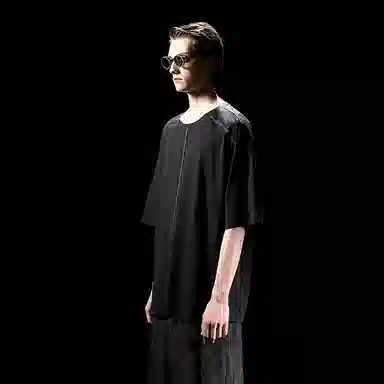 Phantom Stitch Tee Black