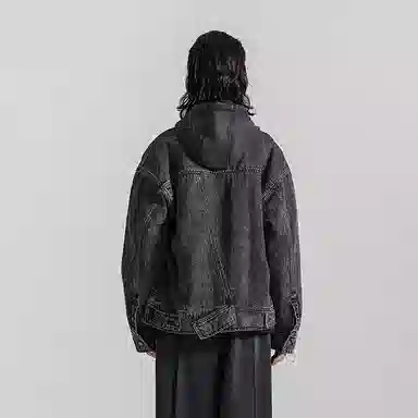 Huànxiàngzhě Denim Jacket Black