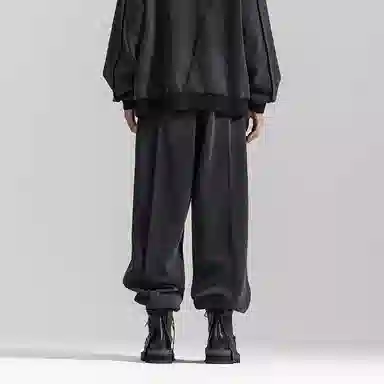 Huanzhe Black Jogger Pants