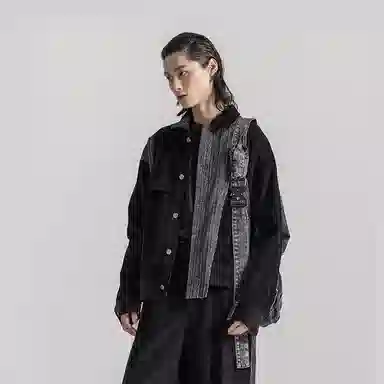 Huanzhe Corduroy Jacket Black