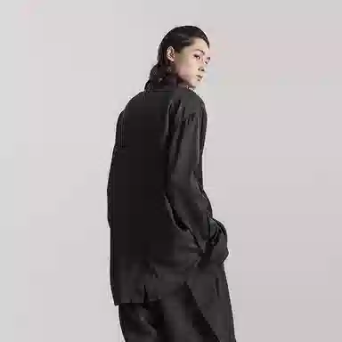 Huanzhe Long Sleeve Shirt Black