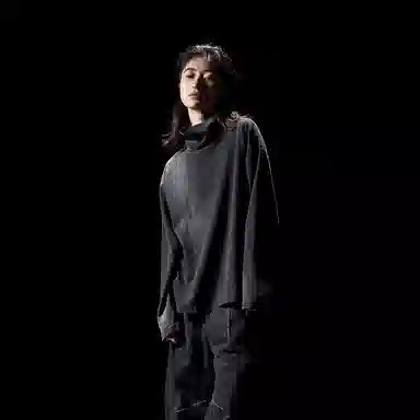 Huànxiàngzhe Turtleneck Pullover Black