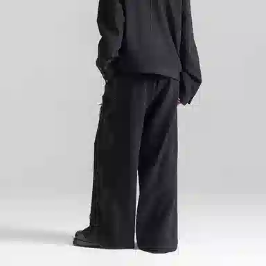 Huànxiàngzhě Original Design Wide-Leg Pants Black