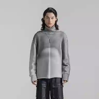 Huanzhe Gradient Turtleneck Sweater
