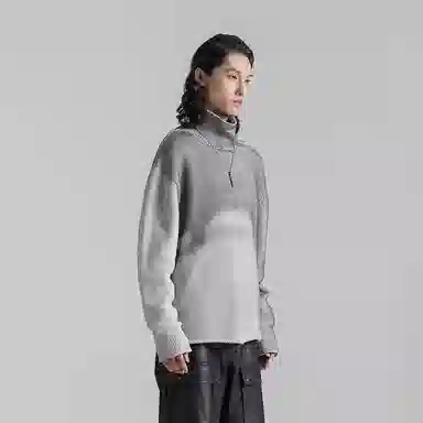Huanzhe Gradient Turtleneck Sweater