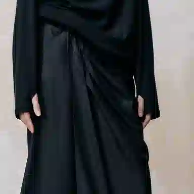 幻象者 原创设计不对称裤裙羊毛混纺八分裤 女款