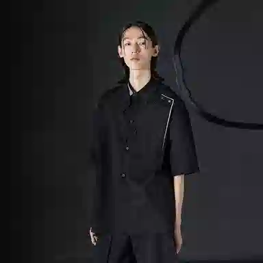 Phantom Layered Deconstructed Colorblock Shirt