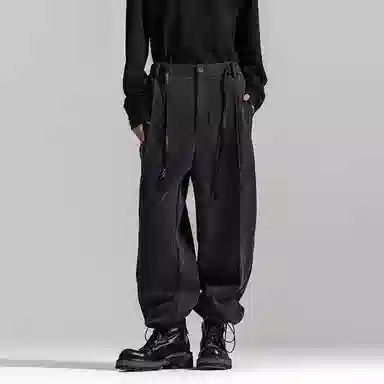 Huanzhe Black Jogger Pants